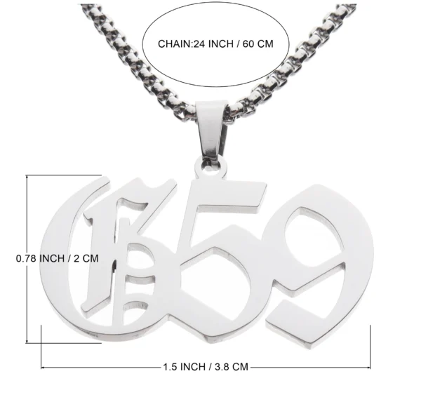 Suicideboys SUICIDE BOYS G59 Hip Hop Rapper Pendant Chain Necklace - 图片 2