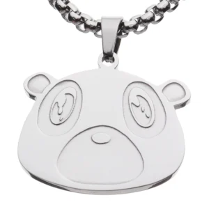Kanye west BEAR Hip Hop Rapper Pendant Chain Necklace