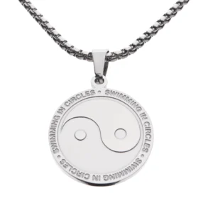 Mac Miller Swimming Circles Divine Feminine Hip Hop Rapper Pendant Chain Necklace