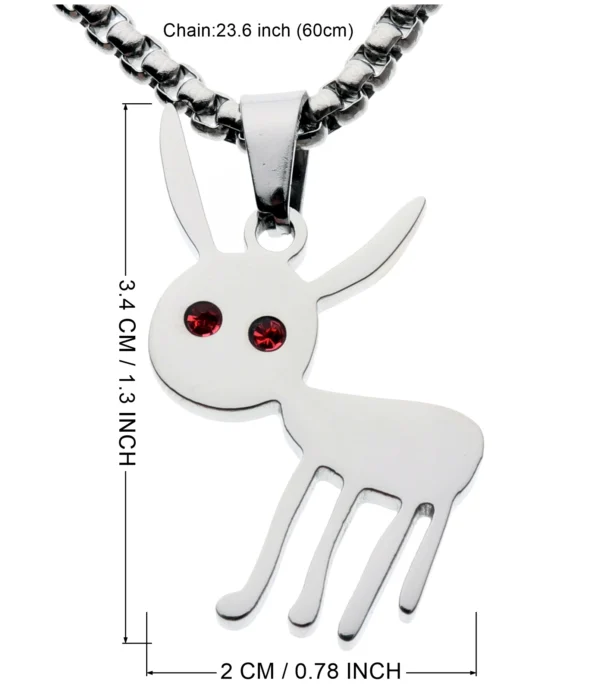 Drake For All The Dogs Hip Hop Rapper Pendant Chain Necklace - 图片 2