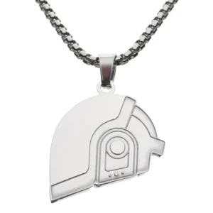 Daft punk Hip Hop Rapper Pendant Chain Necklace