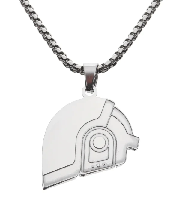 Daft punk Hip Hop Rapper Pendant Chain Necklace