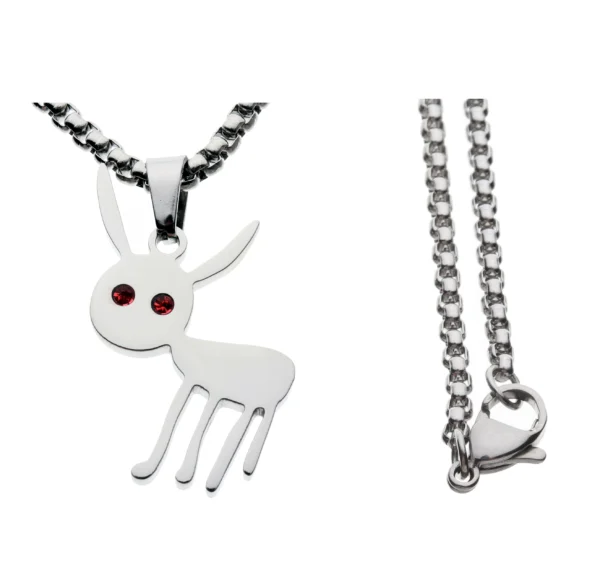 Drake For All The Dogs Hip Hop Rapper Pendant Chain Necklace - 图片 4