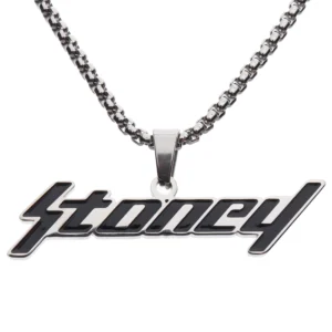 Post Malone Stoney Hip Hop Rapper Pendant Chain Necklace