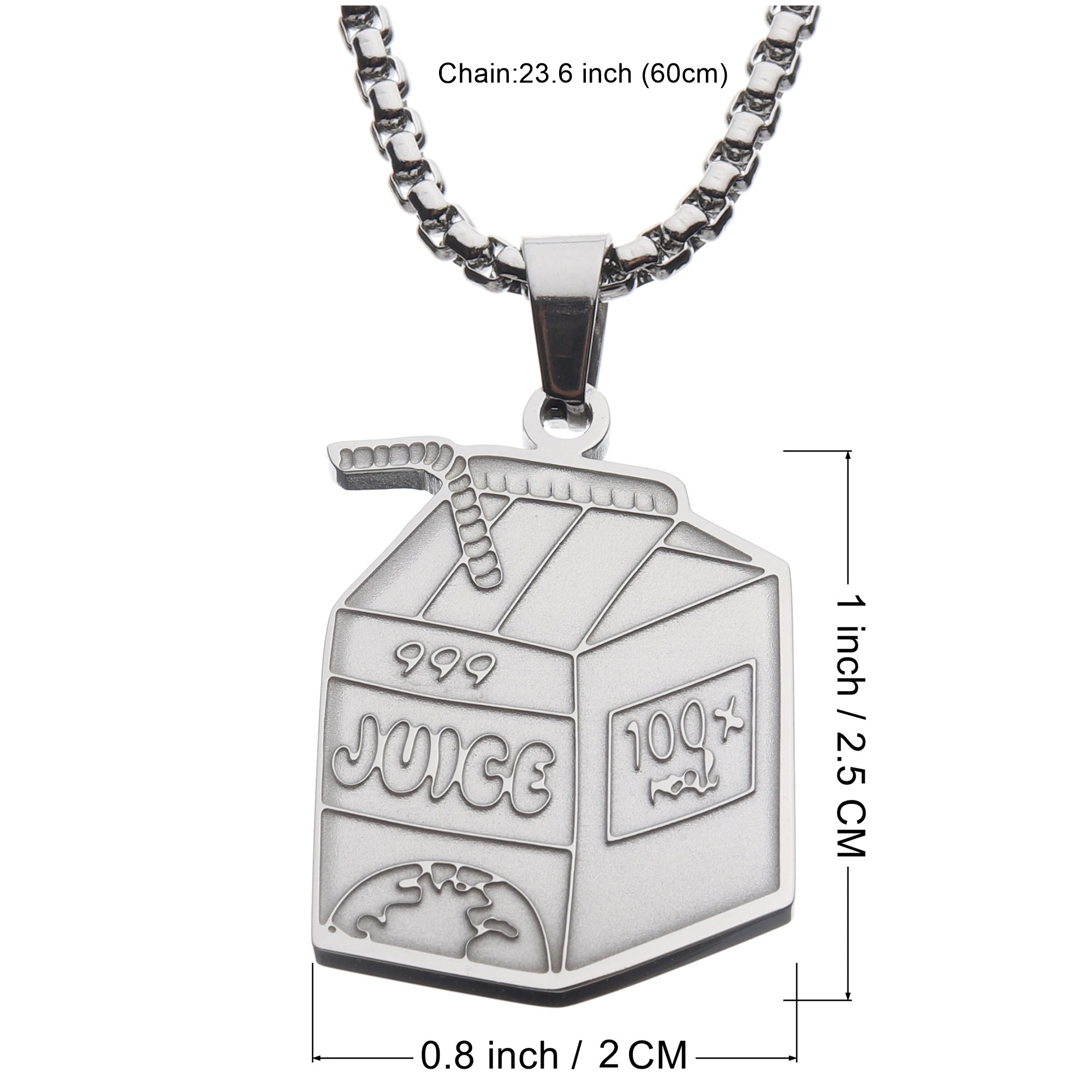 Juice WRLD 999 V2 Hip Hop Rapper Pendant Chain Necklace - 图片 2