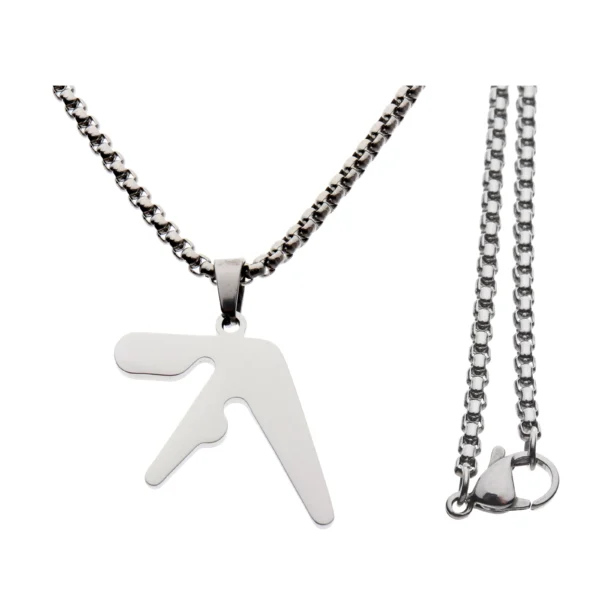 Aphex Twin Hip Hop Rapper Pendant Chain Necklace - 图片 3
