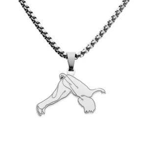 Playboi Carti die lit Hip Hop Rapper Pendant Chain Necklace