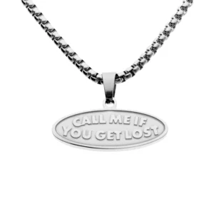 Tyler The Creator call me Golf Wang Hip Hop Rapper Pendant Chain Necklace