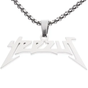 Kanye west YE Hip Hop Rapper Pendant Chain Necklace