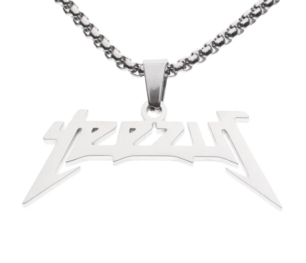 Kanye west YE Hip Hop Rapper Pendant Chain Necklace