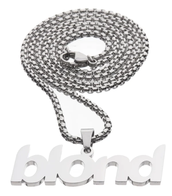 Frank Ocean BLOND Hip Hop Rapper Pendant Chain Necklace - 图片 3