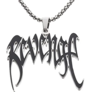XXXTENTACION revenge Hip Hop Rapper Pendant Chain Necklace