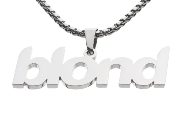 Frank Ocean BLOND Hip Hop Rapper Pendant Chain Necklace